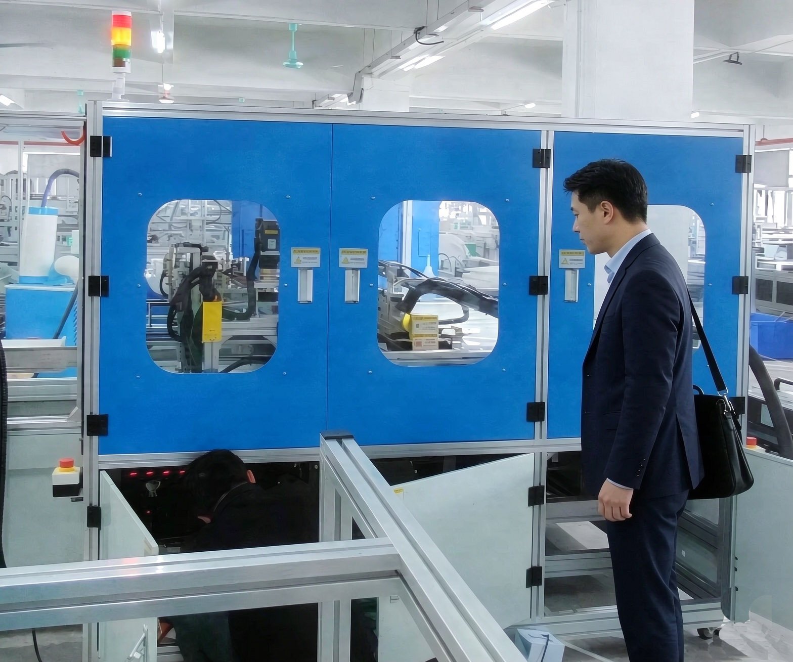 Fully Automatic Cabin Filter Production Line for a Korean